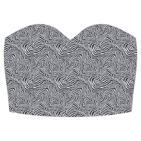 Dark Grey Snake Knee Front Top