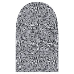 Dark Grey Snake Microwave Oven Glove from ArtsNow.com Back