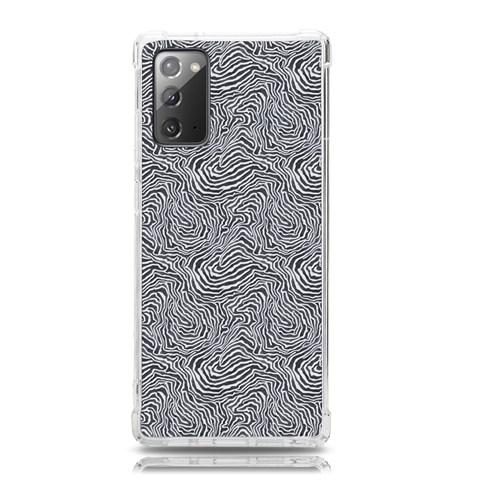 Dark Grey Snake Samsung Galaxy Note 20 TPU UV Case from ArtsNow.com Front