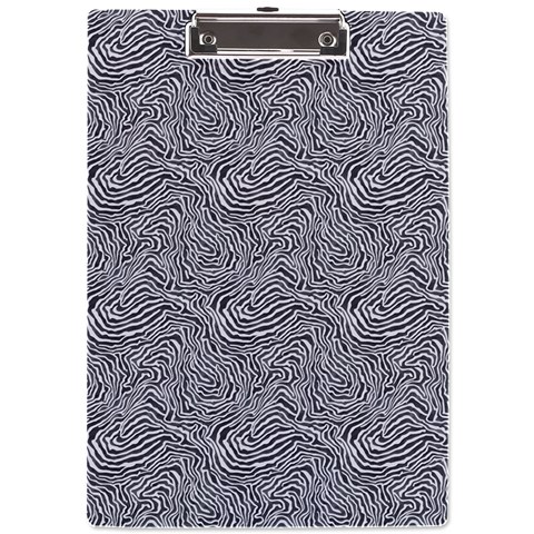 Dark Grey Snake A4 Acrylic Clipboard from ArtsNow.com Front