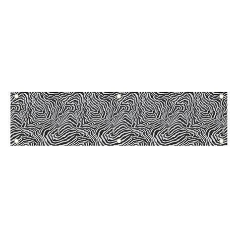 Dark Grey Snake Banner and Sign 4  x 1  from ArtsNow.com Front
