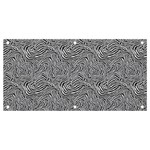 Dark Grey Snake Banner and Sign 4  x 2 