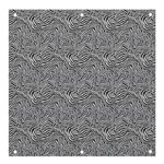 Dark Grey Snake Banner and Sign 4  x 4 