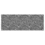 Dark Grey Snake Banner and Sign 8  x 3 
