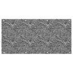 Dark Grey Snake Banner and Sign 8  x 4 