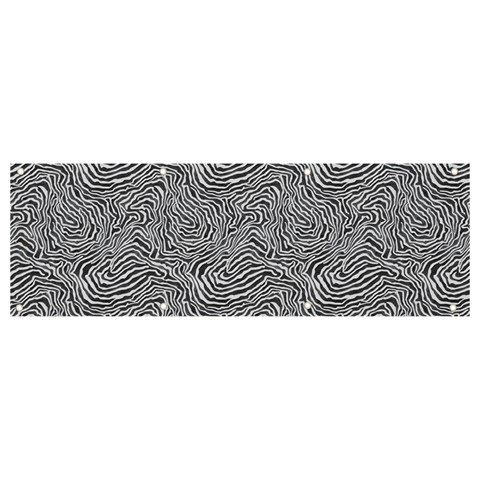 Dark Grey Snake Banner and Sign 9  x 3  from ArtsNow.com Front