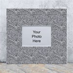 Dark Grey Snake White Wall Photo Frame 5  x 7 
