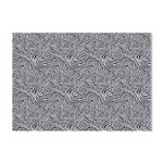Dark Grey Snake Crystal Sticker (A4)