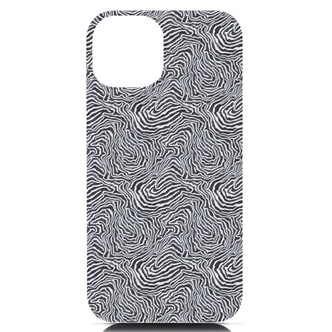 Dark Grey Snake iPhone 14 Black UV Print PC Hardshell Case from ArtsNow.com Front