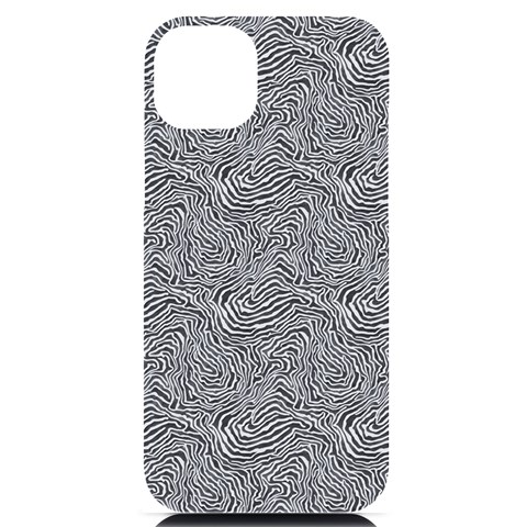 Dark Grey Snake iPhone 14 Plus Black UV Print PC Hardshell Case from ArtsNow.com Front