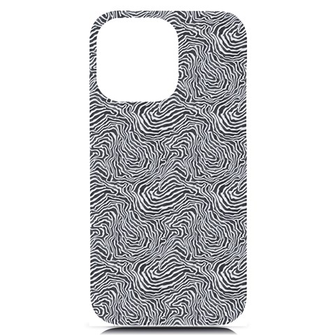 Dark Grey Snake iPhone 14 Pro Max Black UV Print PC Hardshell Case from ArtsNow.com Front