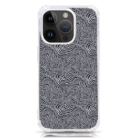Dark Grey Snake iPhone 14 Pro TPU UV Print Case from ArtsNow.com Front