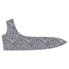 Dark Grey Snake Trumpet Sleeve Cropped Top from ArtsNow.com Front Right