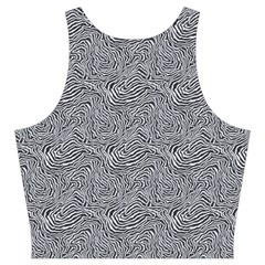 Dark Grey Snake Cut Out Top from ArtsNow.com Back