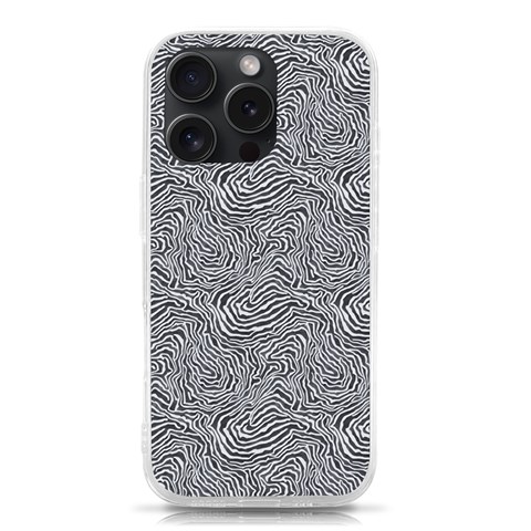 Dark Grey Snake iPhone 15 Pro TPU UV Print Case from ArtsNow.com Front
