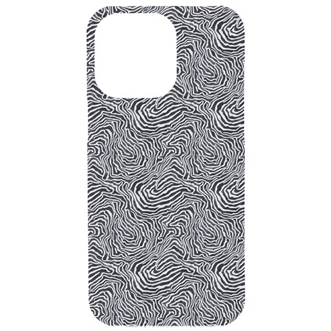 Dark Grey Snake iPhone 15 Pro Max Black UV Print PC Hardshell Case from ArtsNow.com Front
