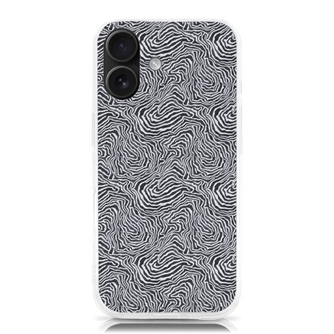 Dark Grey Snake iPhone 16 TPU UV Print Case from ArtsNow.com Front