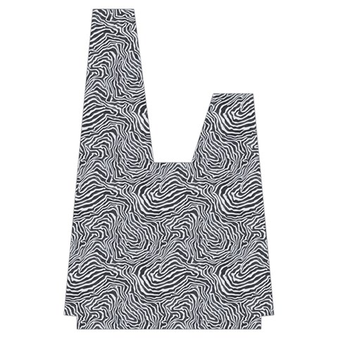 Dark Grey Snake Japanese Wrist Knot Bag from ArtsNow.com Front