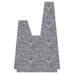 Dark Grey Snake Japanese Wrist Knot Bag from ArtsNow.com Back