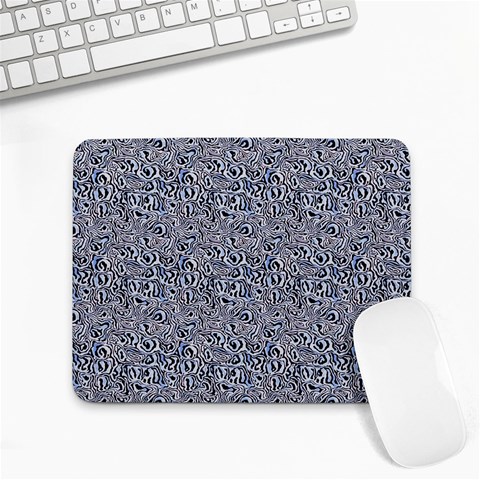 Blue Black Snake Pattern Small Mousepad from ArtsNow.com Front