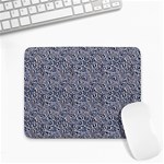 Blue Black Snake Pattern Small Mousepad