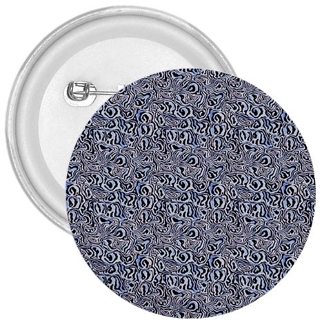Blue Black Snake Pattern 3  Buttons from ArtsNow.com Front