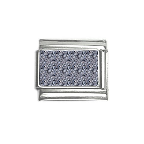 Blue Black Snake Pattern Italian Charm (9mm) from ArtsNow.com Front