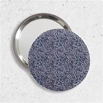 Blue Black Snake Pattern 2.25  Handbag Mirrors