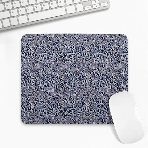 Blue Black Snake Pattern Large Mousepad from ArtsNow.com Front
