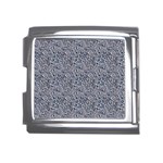 Blue Black Snake Pattern Mega Link Italian Charm (18mm)