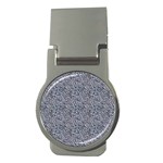 Blue Black Snake Pattern Money Clips (Round) 
