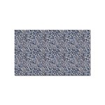 Blue Black Snake Pattern Sticker Rectangular (10 pack)