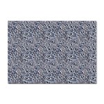 Blue Black Snake Pattern Sticker A4 (10 pack)