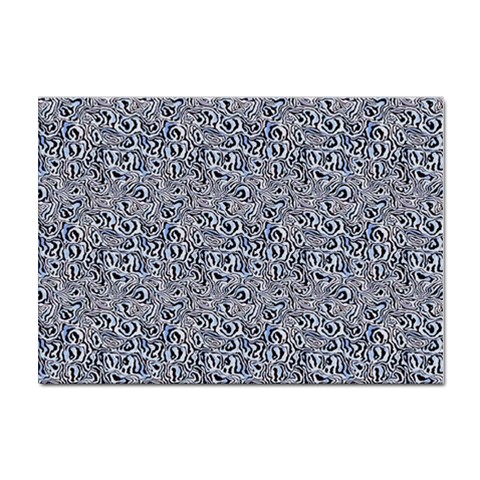 Blue Black Snake Pattern Sticker A4 (100 pack) from ArtsNow.com Front