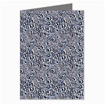 Blue Black Snake Pattern Greeting Cards (Pkg of 8)