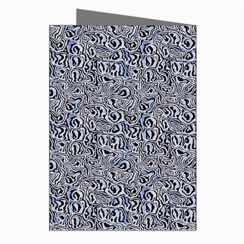 Blue Black Snake Pattern Greeting Cards (Pkg of 8) from ArtsNow.com Right