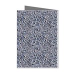 Blue Black Snake Pattern Mini Greeting Cards (Pkg of 8)