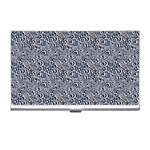 Blue Black Snake Pattern Business Card Holder