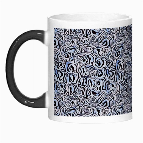 Blue Black Snake Pattern Morph Mug from ArtsNow.com Left