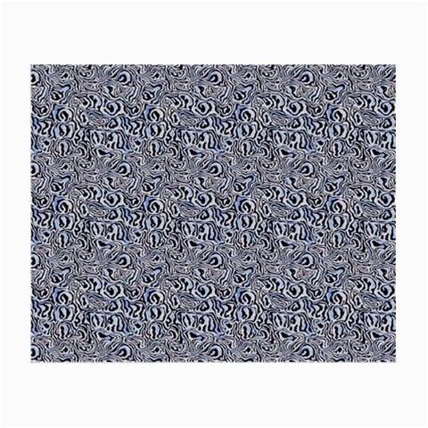 Blue Black Snake Pattern Small Glasses Cloth from ArtsNow.com Front
