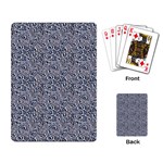 Blue Black Snake Pattern Playing Cards Single Design (Rectangle)
