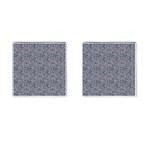 Blue Black Snake Pattern Cufflinks (Square)