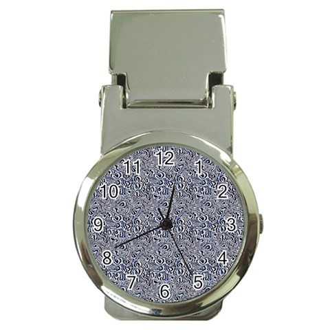 Blue Black Snake Pattern Money Clip Watches from ArtsNow.com Front