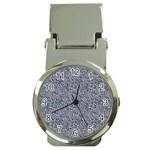 Blue Black Snake Pattern Money Clip Watches