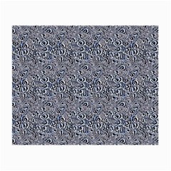 Blue Black Snake Pattern Small Glasses Cloth (2 Sides) from ArtsNow.com Back