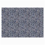 Blue Black Snake Pattern Large Glasses Cloth (2 Sides)