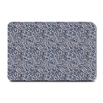 Blue Black Snake Pattern Small Doormat