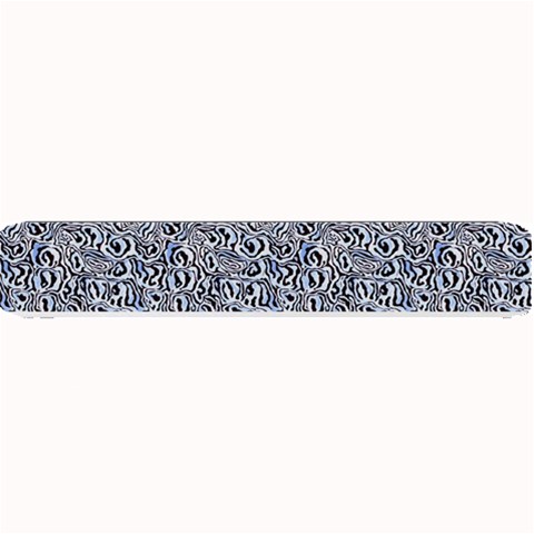 Blue Black Snake Pattern Small Bar Mat from ArtsNow.com 24 x4  Bar Mat