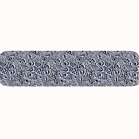 Blue Black Snake Pattern Large Bar Mat from ArtsNow.com 32 x8.5  Bar Mat