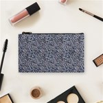 Blue Black Snake Pattern Cosmetic Bag (Small)